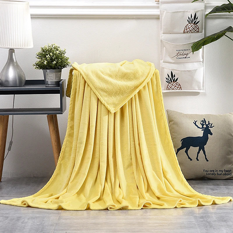 Couverture Chaude jaune