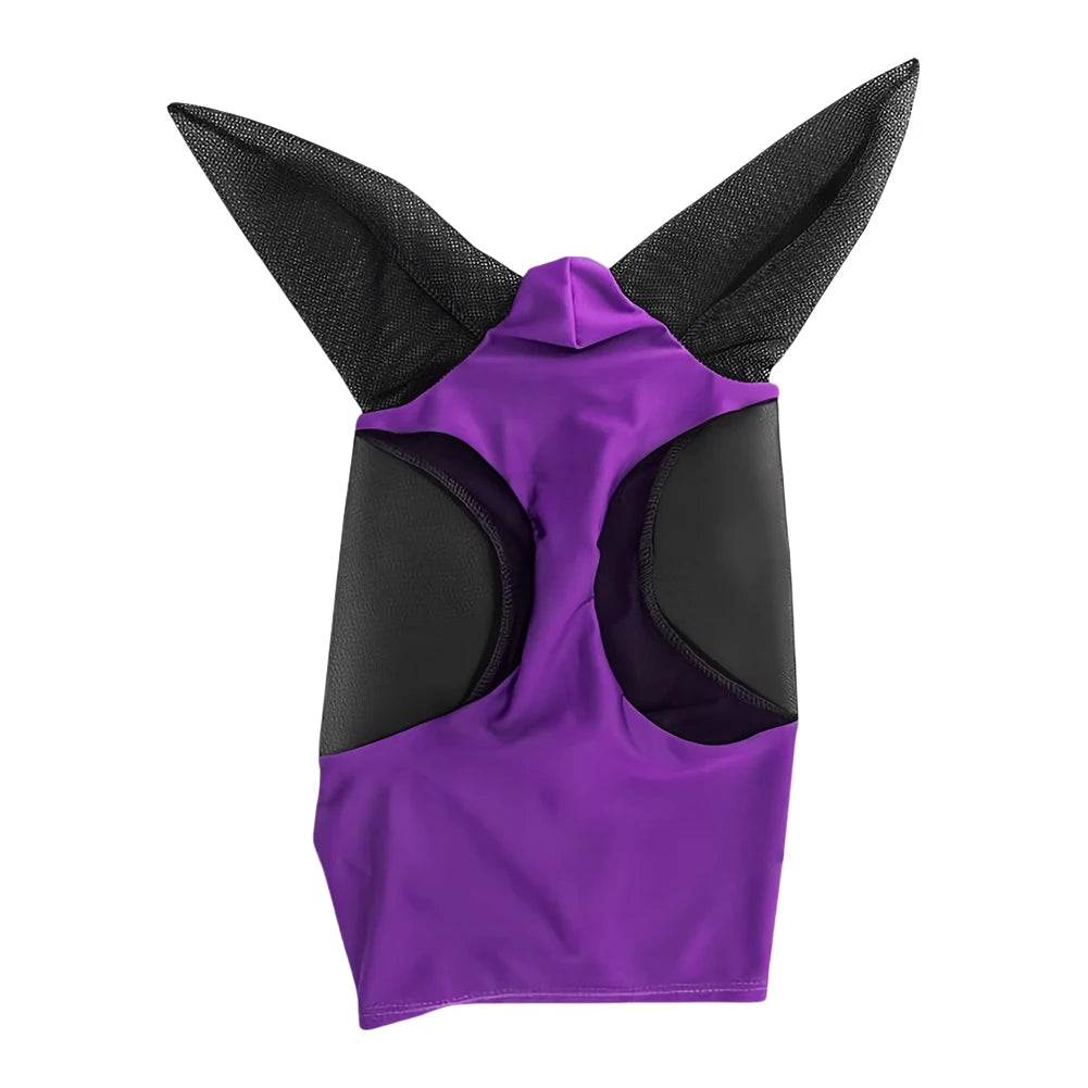 Couverture anti mouche pour cheval violet