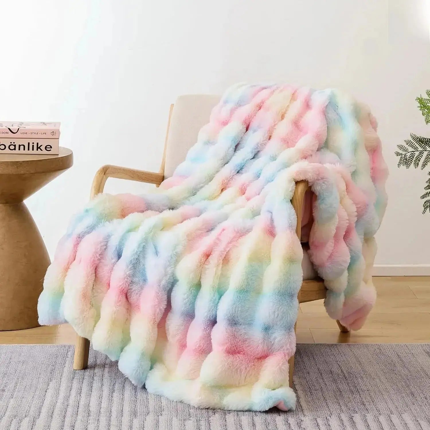 Couverture chaude épaisse Multicolor
