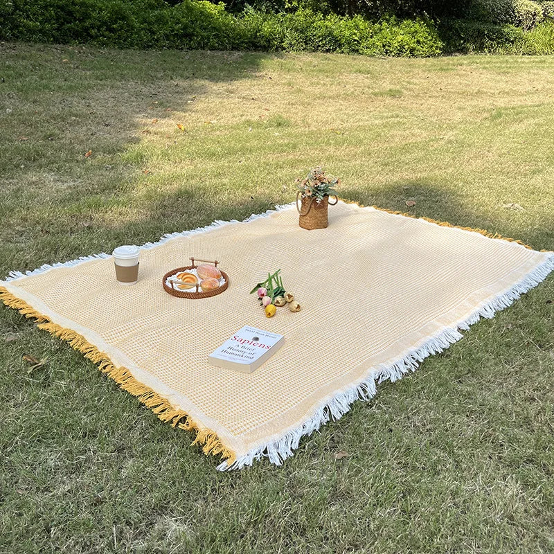 Couverture de Camping jaune