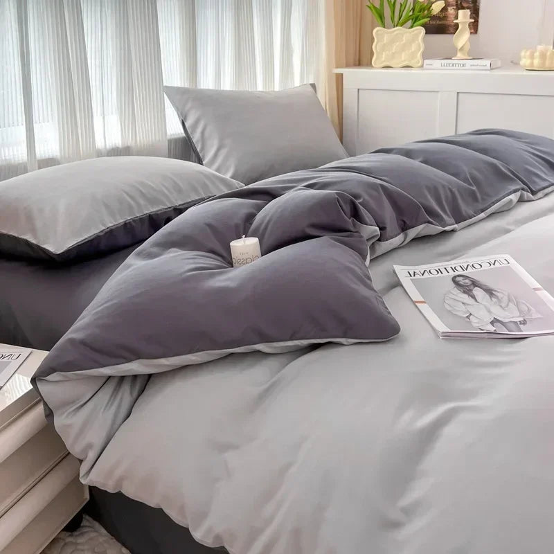 Couverture literie avec couette
