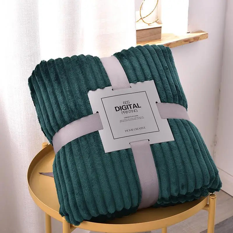 Couvertures matelassées super douces pour lits vert