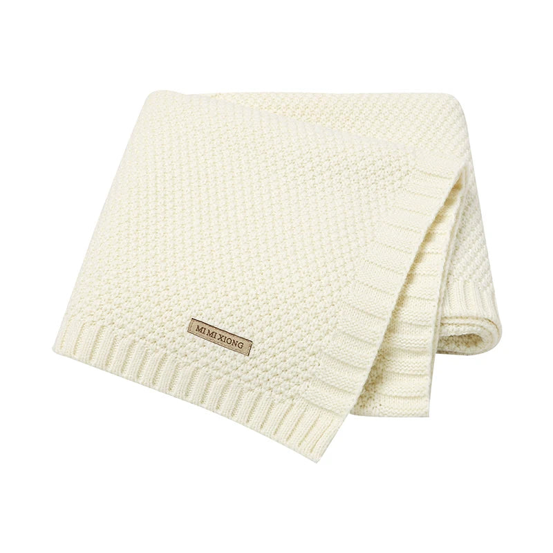 Couverture pour bébé tricot
