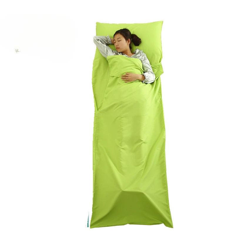 Sac de couchage couleurs vert