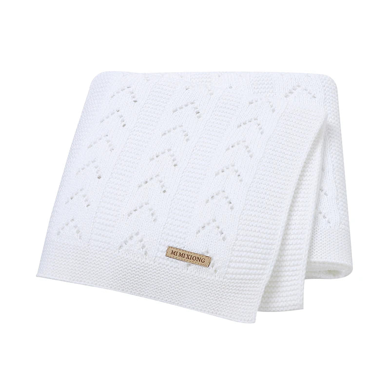 Couverture pour bébé tricot