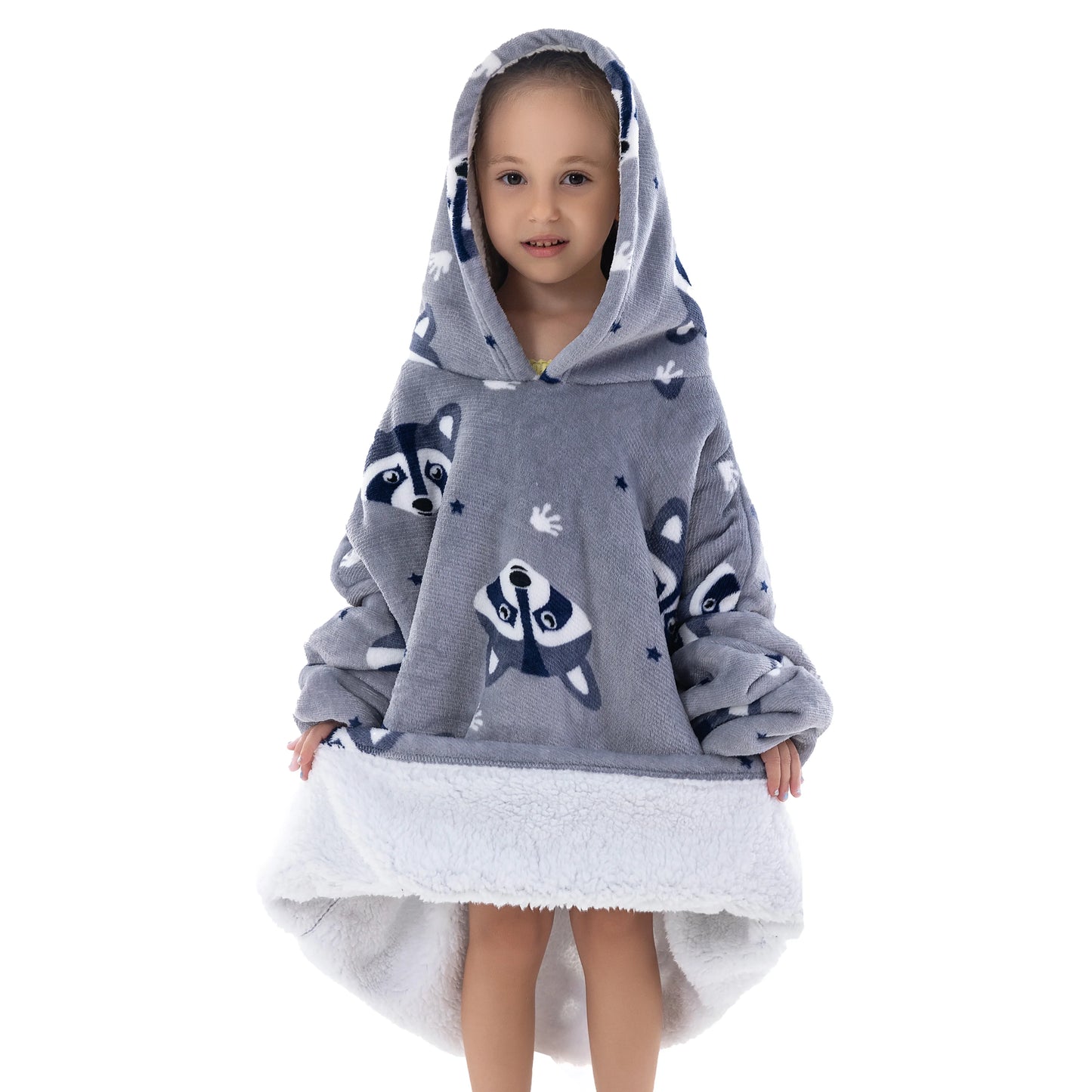 Couverture à capuche pour bébé, enfants et adultes
