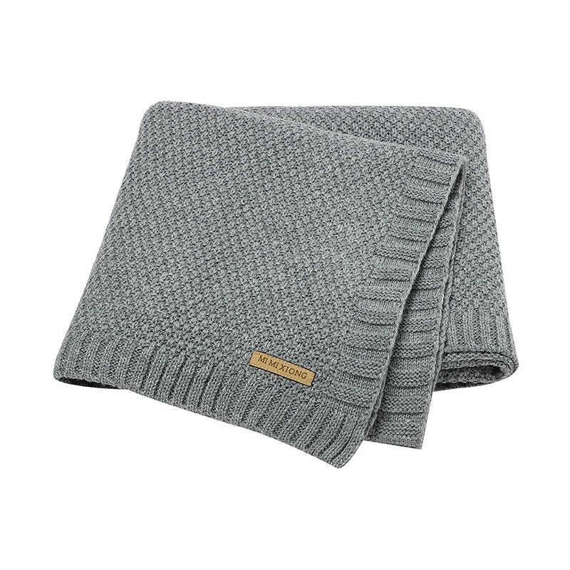 Couverture pour bébé tricot
