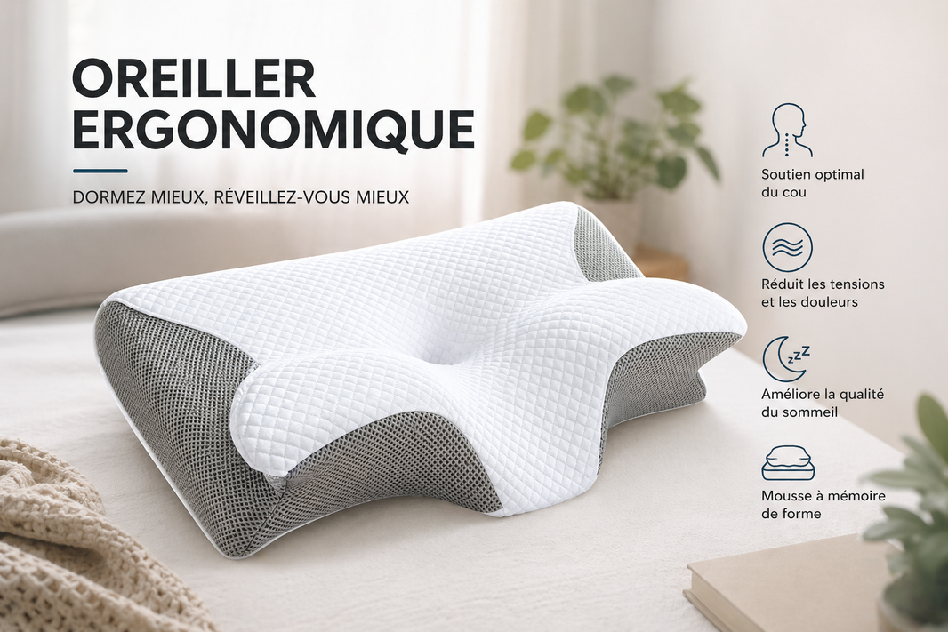 Oreiller ergonomique : est-ce que ça fonctionne ? Couvertures Cosy