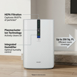 Sharp KC850U Plasmacluster Air Purifier and Humidifier ? HEPA Filtration for 250 sq. ft. - Vignette | Home Cozy Nest