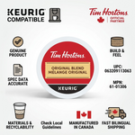 COFFEE-K CUP TIM HORTONS ORIGINAL BLEND MEDIUM ROAST-349469 24/BX - Vignette | Home Cozy Nest