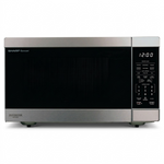 SHARP SMC1664KSC Carousel Countertop Microwave Oven – 1.6 cu. ft. 1100W Stainless Steel - Vignette | Home Cozy Nest