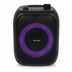 Sharp PS-914 Compact Portable Party Speaker – 20W RMS, Bluetooth 5.3 & LED Lights - Vignette | Home Cozy Nest