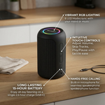 Sharp GX-BT190-BK Ultra-Portable Bluetooth Speakers – IP67 Waterproof - Vignette | Home Cozy Nest