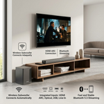 SHARP HT-SBW192 2.1-Channel Sound Bar – Wireless Subwoofer, Bluetooth, HDMI ARC - Vignette | Home Cozy Nest