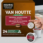COFFEE-K CUP VAN HOUTTE ORIGINAL HOUSE DECAF 24/BX-34717 24/BX - Vignette | Home Cozy Nest