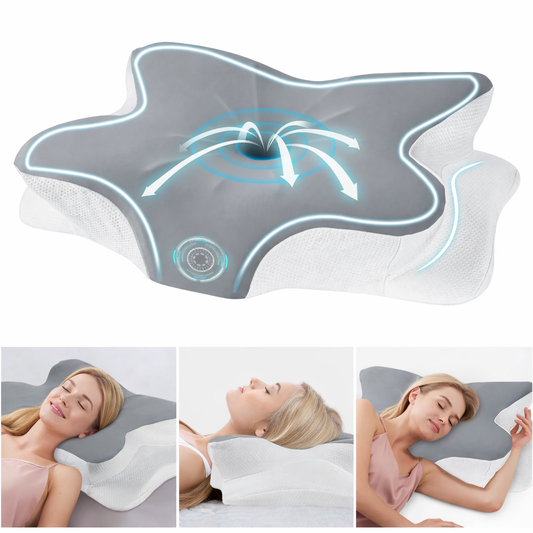 Oreiller ergonomique haut de gamme – Le soutien cervical recommandé pour des nuits vraiment réparatrices Couvertures Cosy