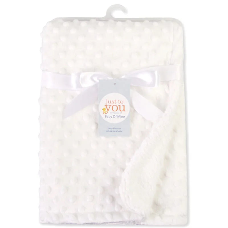 Couverture Bébé polaire blanche