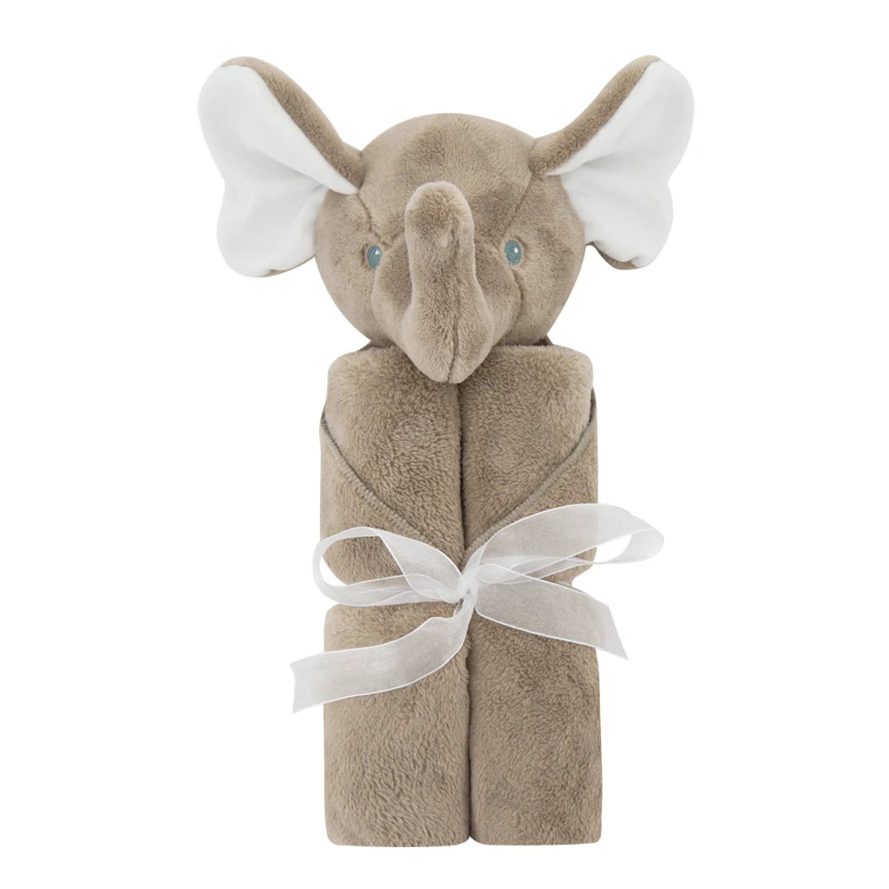 Couverture Doudou éléphant brun