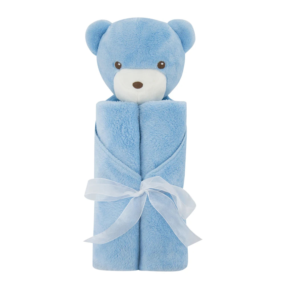 Couverture Doudou ours bleu