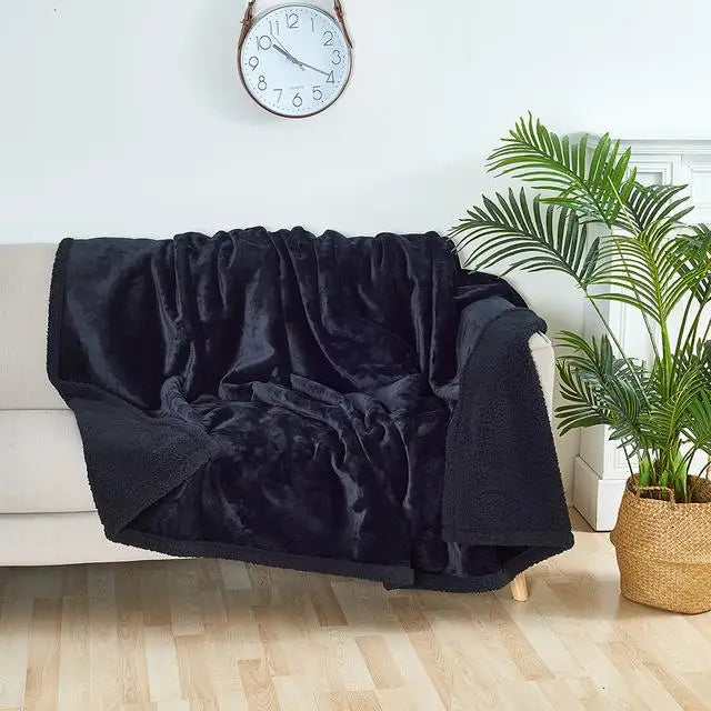 Couverture Imperméable chaude noir