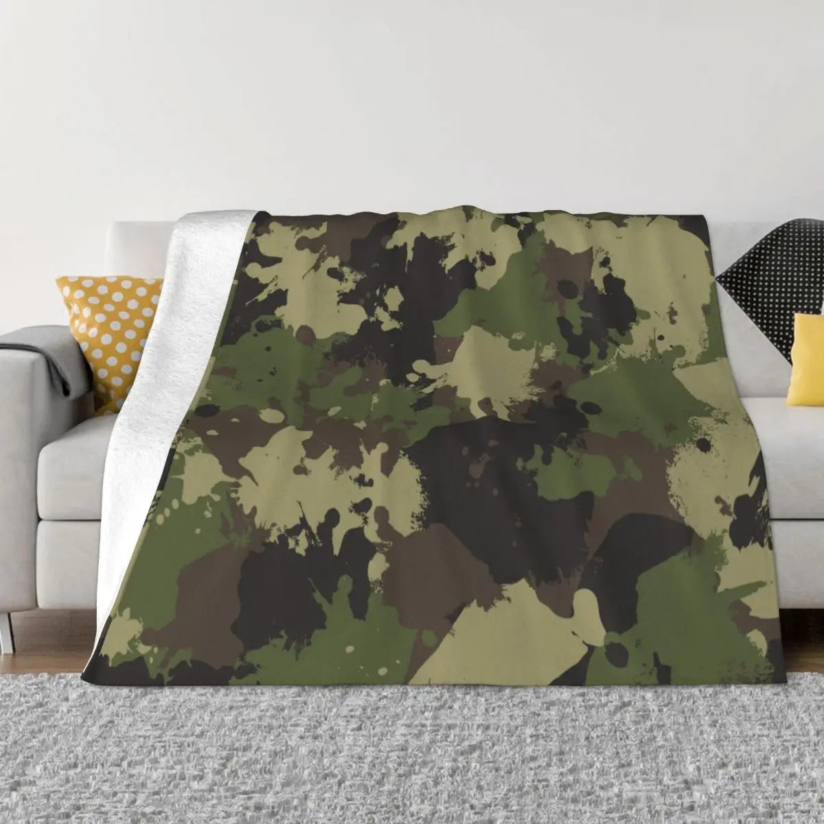 Couverture Militaire- camapé