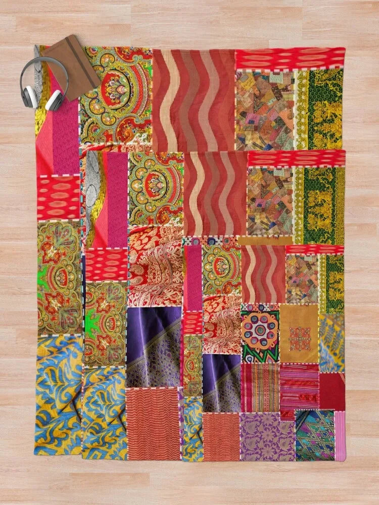 Couverture Patchwork - tapis