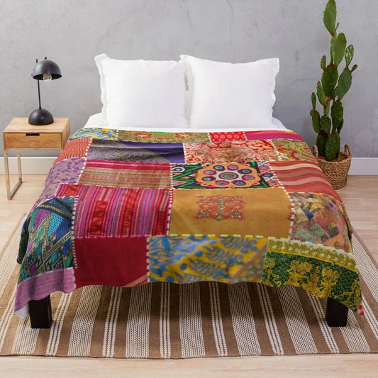 Couverture Patchwork -lit