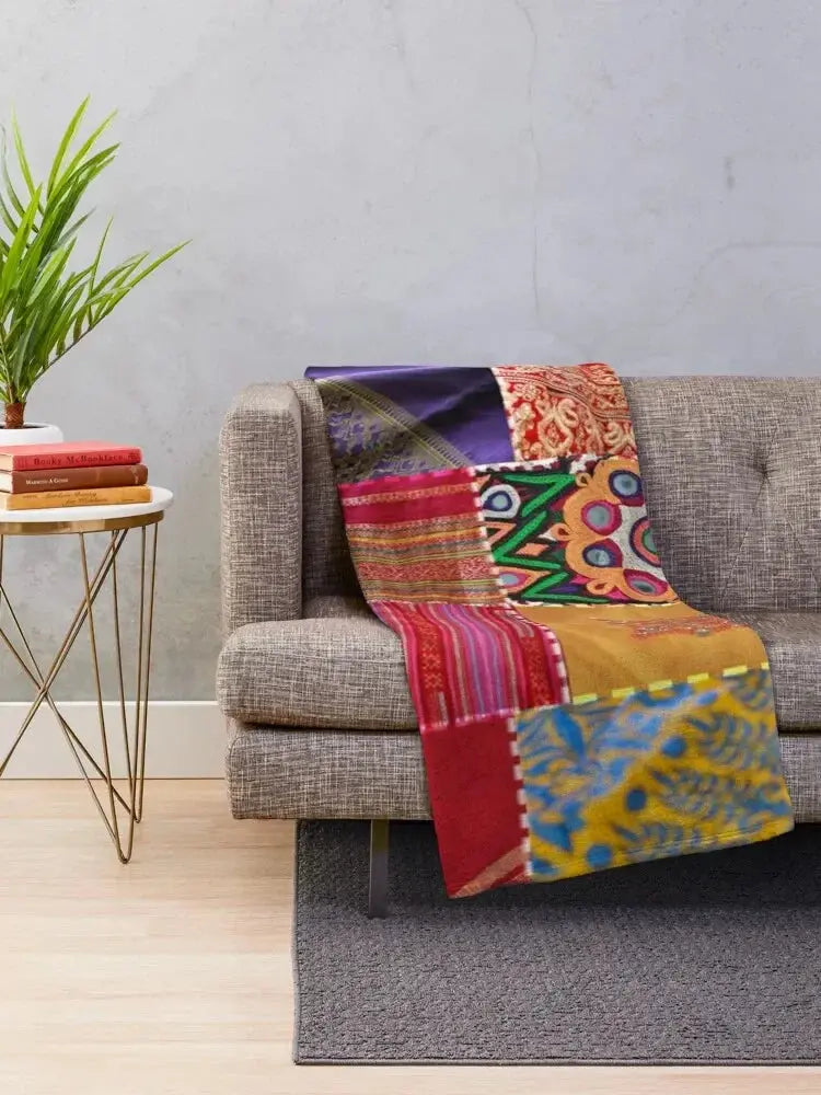 Couverture Patchwork- canapé