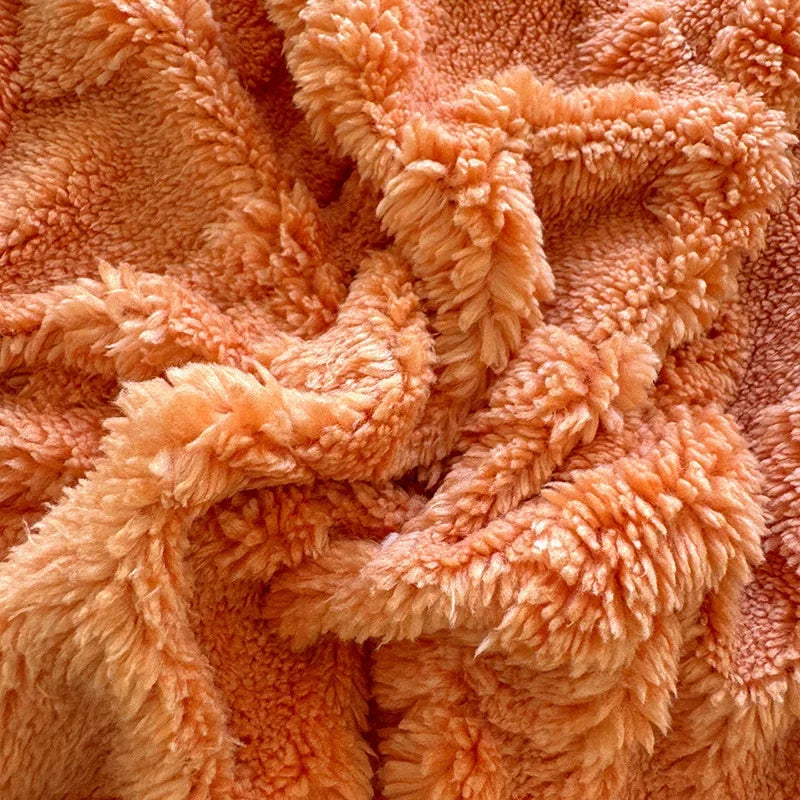 Couverture Polaire orange
