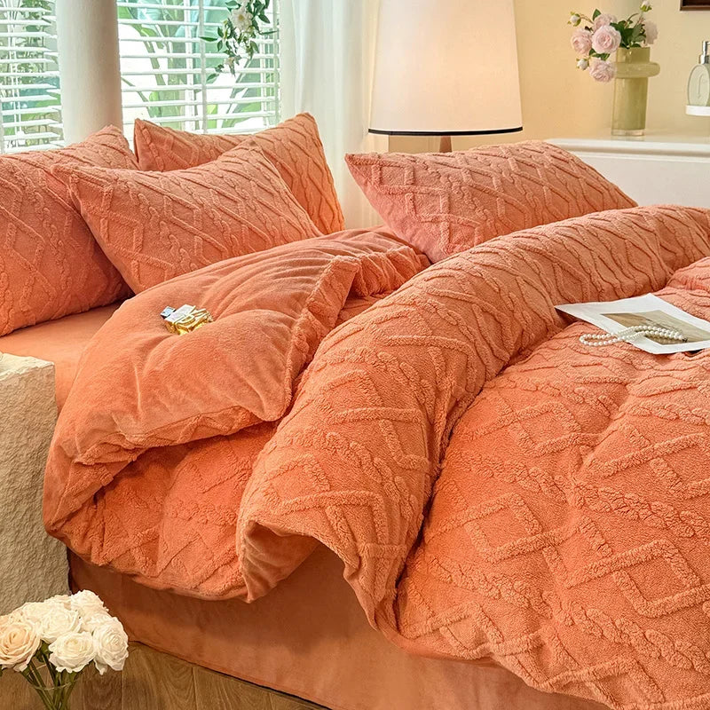 Couverture Polaire orange