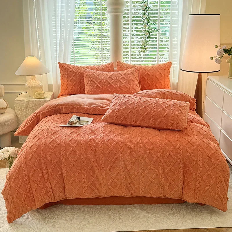 Couverture Polaire orange