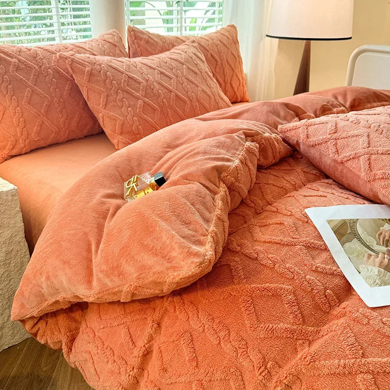 Couverture Polaire orange