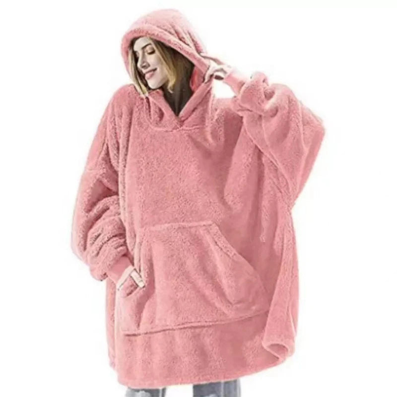 Couverture Pull rose