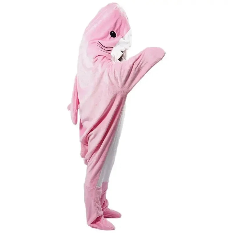 Couverture Requin Rose
