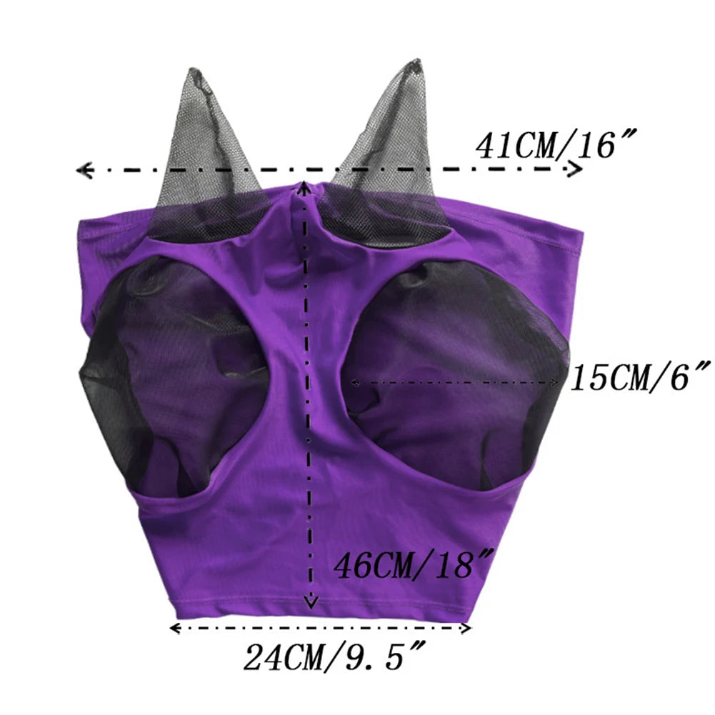 Couverture anti mouche pour cheval mesures