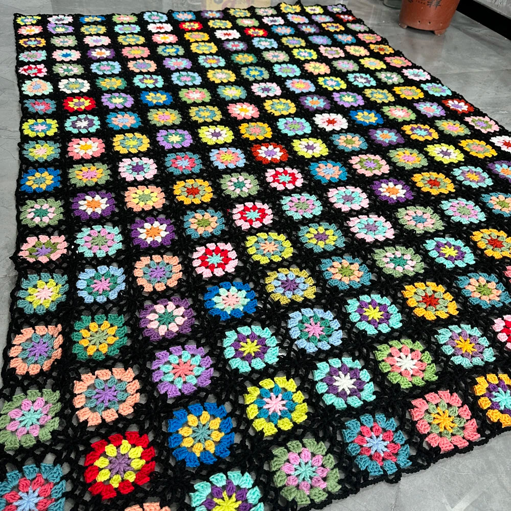 Couverture au crochet faite à la main 4