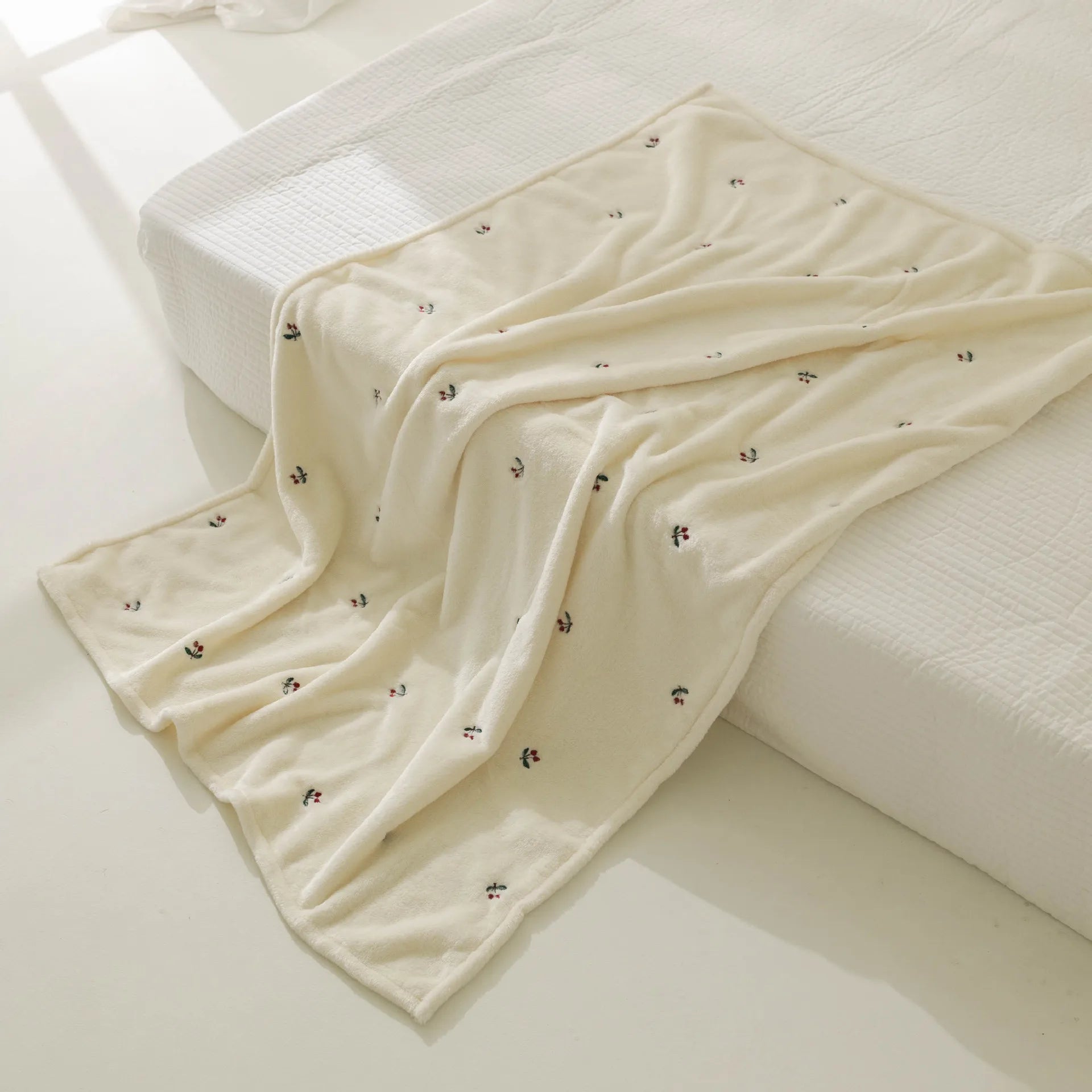 Couverture bébé polaire tulipe
