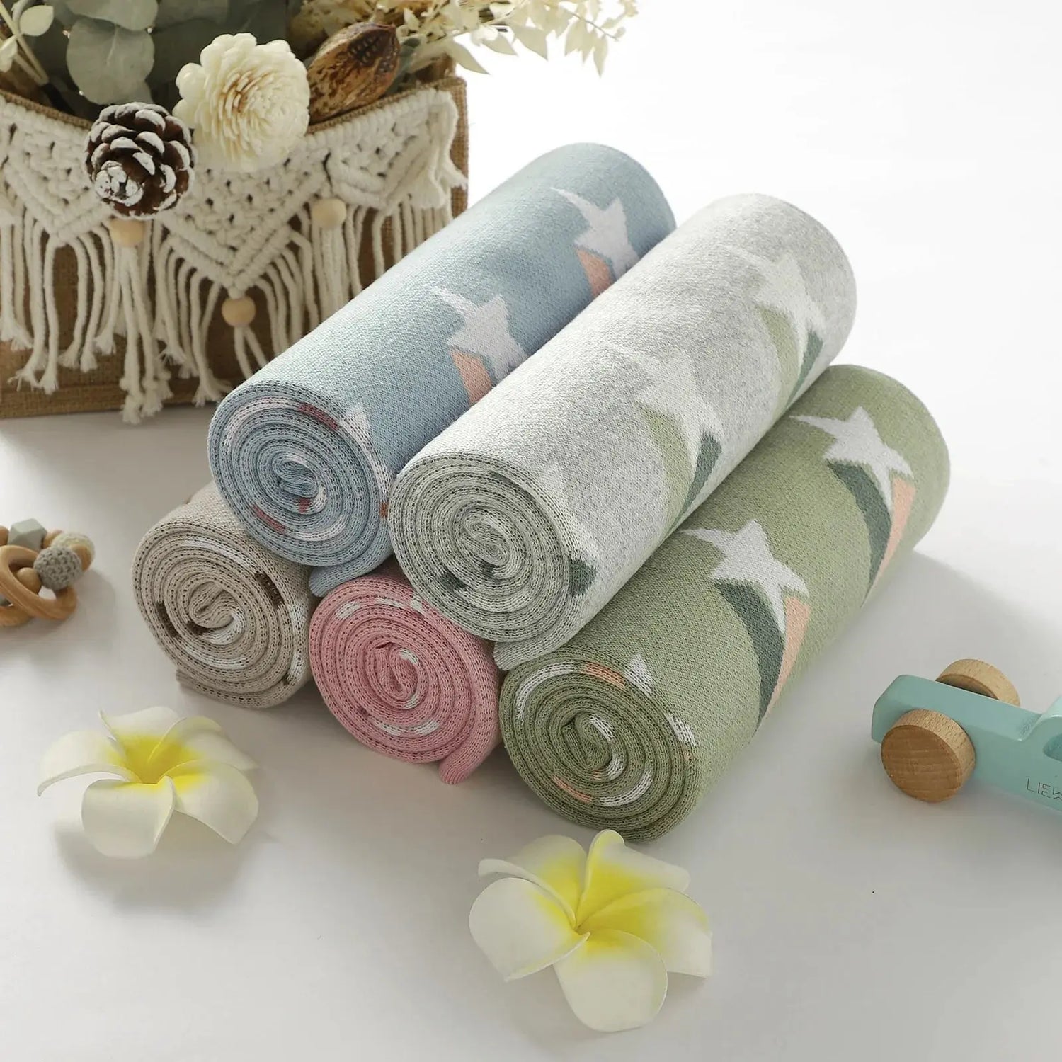 Couverture bébé étoile démo