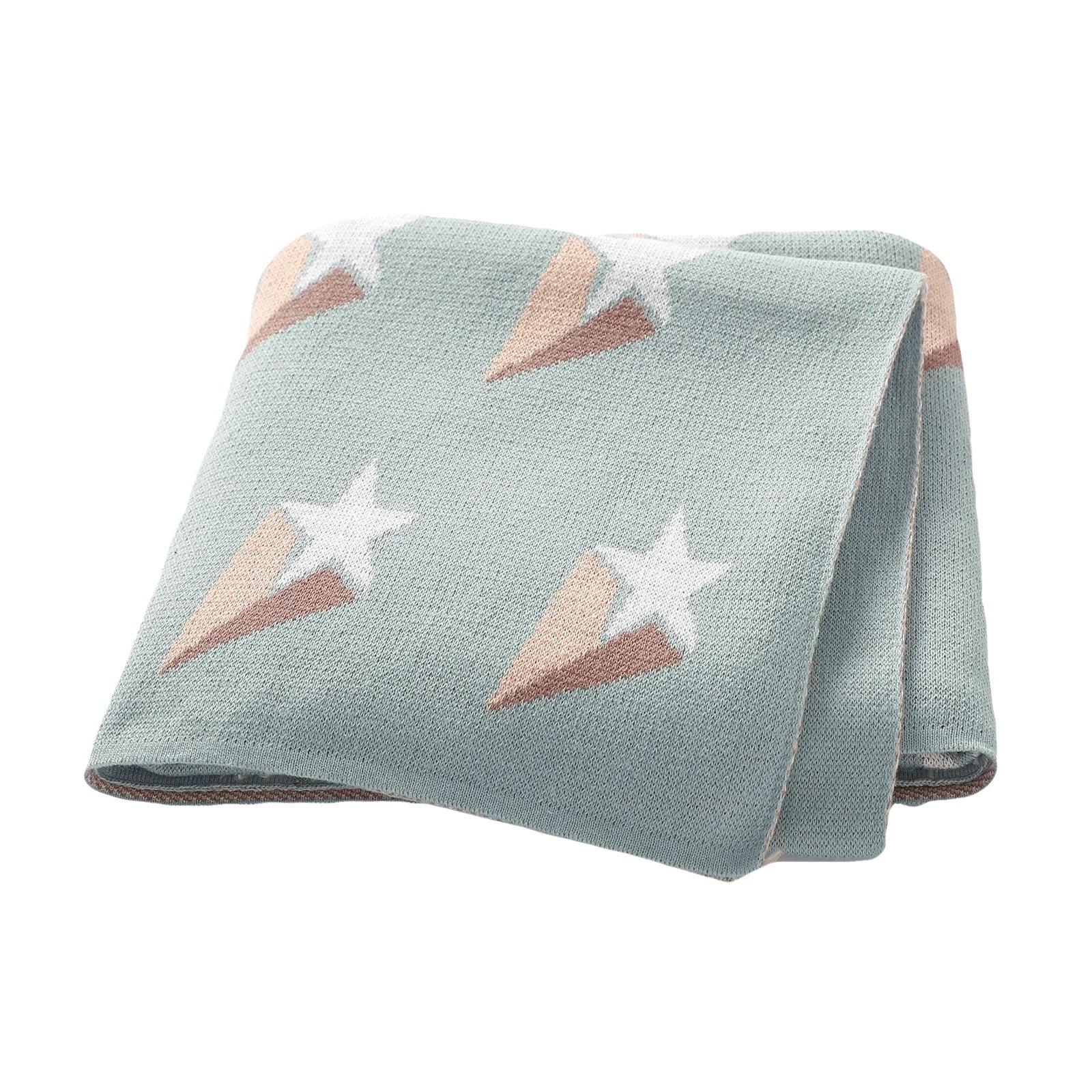 Couverture bébé étoile gris
