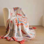 Couverture canapé en tricot - Vignette | Couvertures Cosy