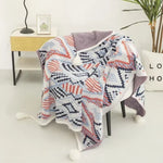 Couverture canapé en tricot - Vignette | Couvertures Cosy