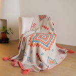 Couverture canapé en tricot - Vignette | Couvertures Cosy