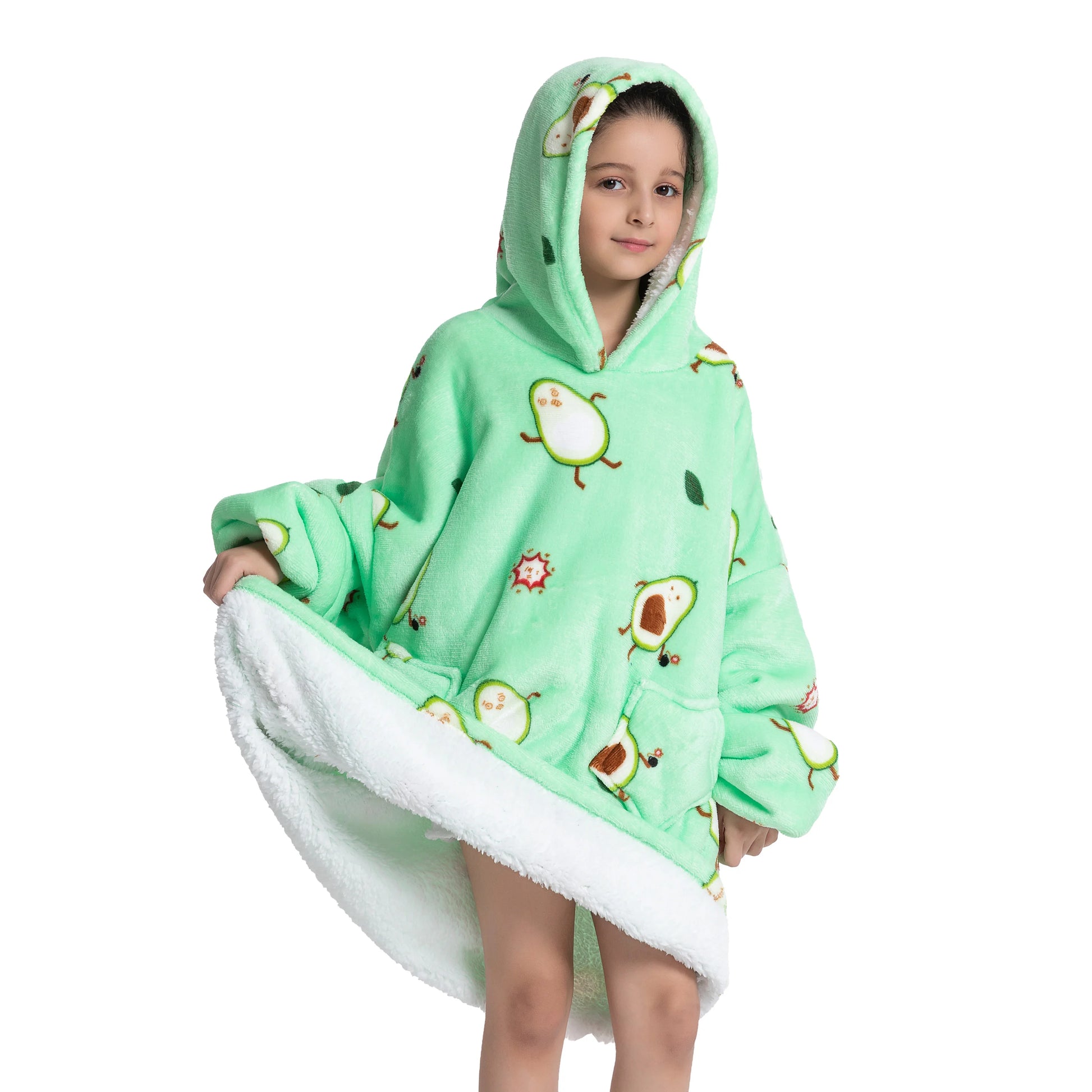 Couverture à capuche avocat