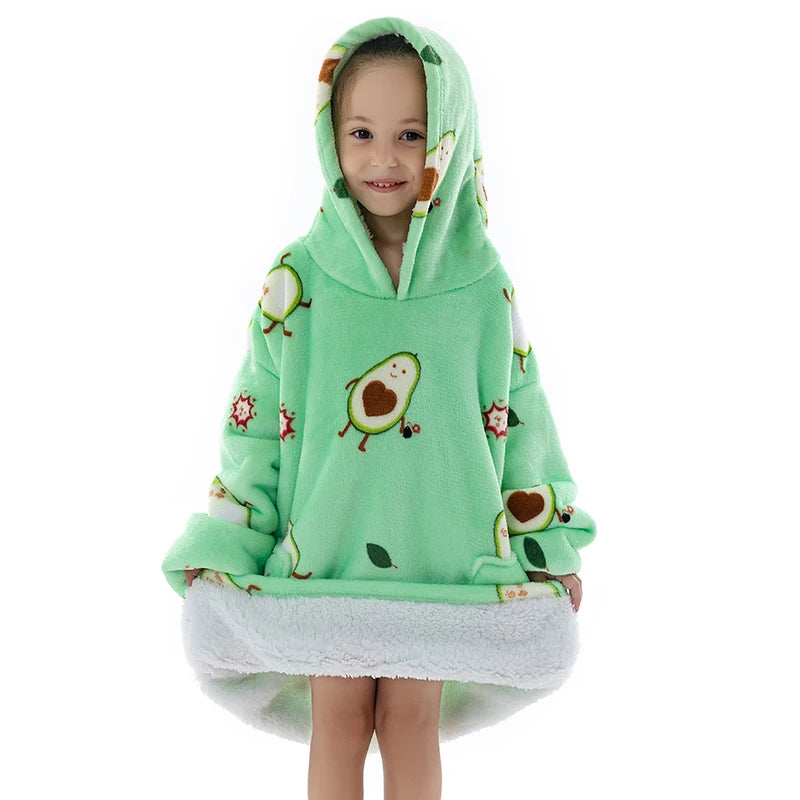 Couverture à capuche avocat 2