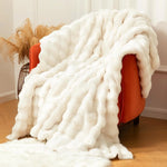 Couverture cosy blanche - Vignette | Couvertures Cosy