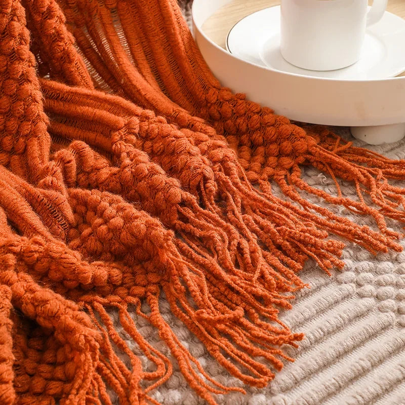 Couverture décoration orange