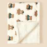 Couverture de Naissance pour Bébé en flanelle - Vignette | Couvertures Cosy