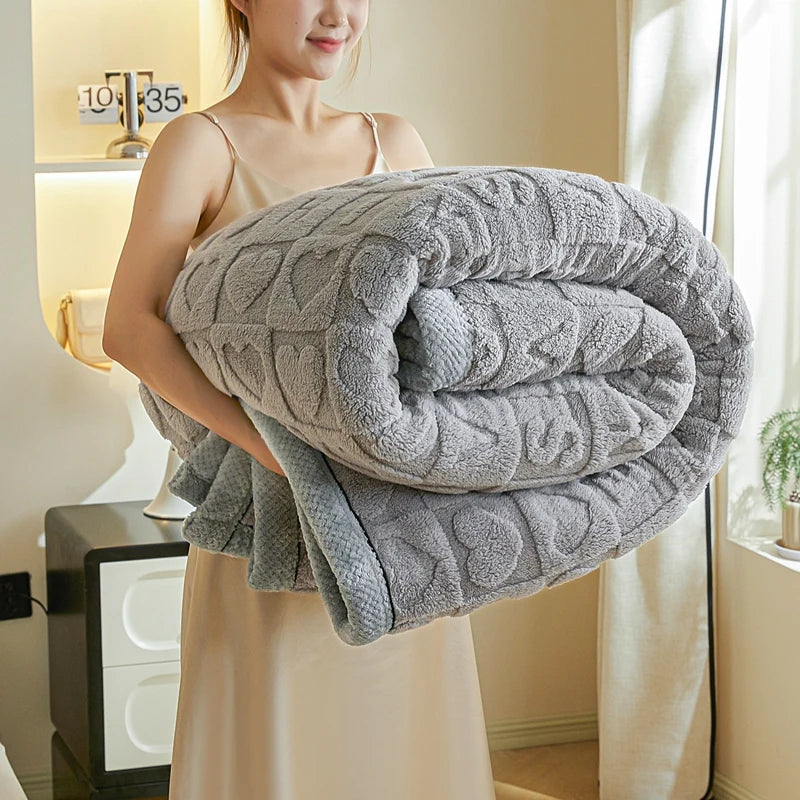 Couverture de lit Super Douce gris
