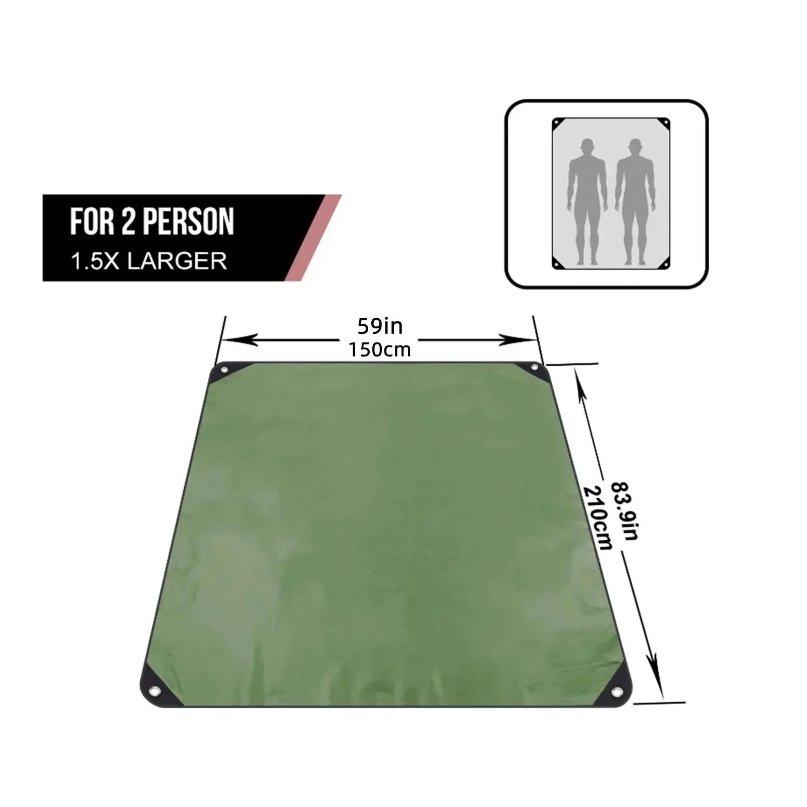Couverture de survie imperméable