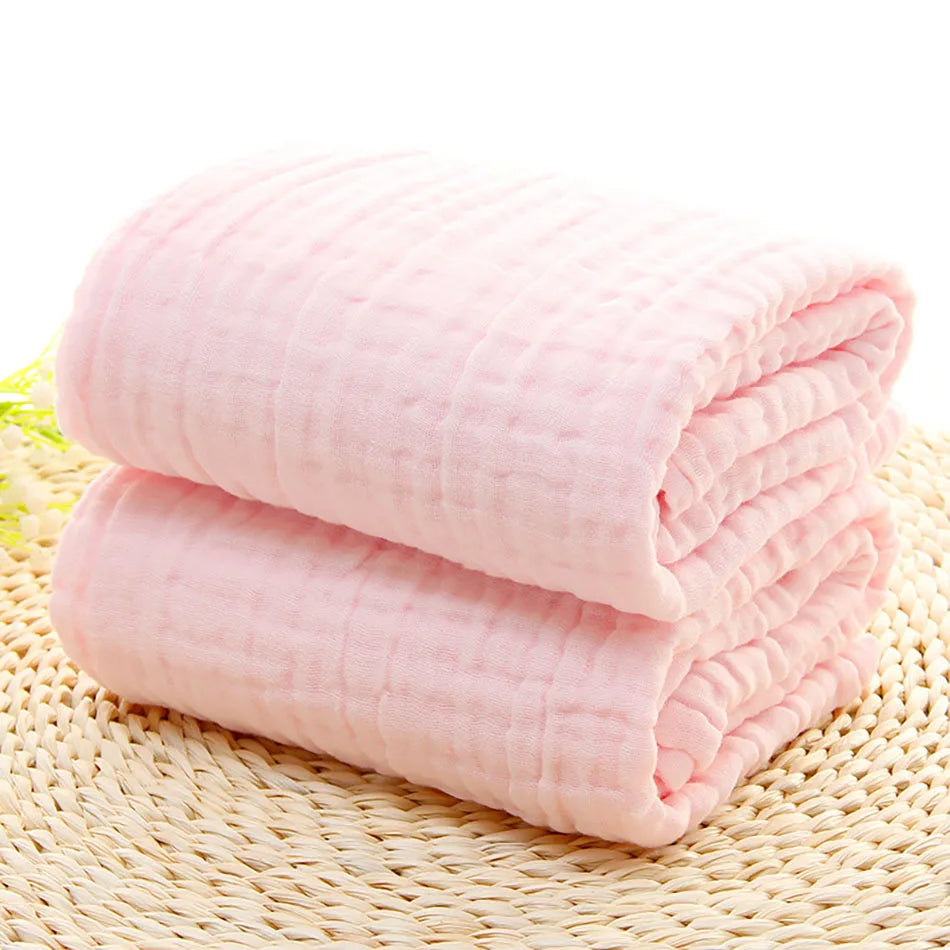 Couverture en Coton pour Bébé rose